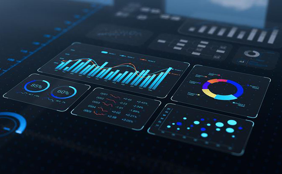 Dashboard displaying data analysis results to aid decision-making