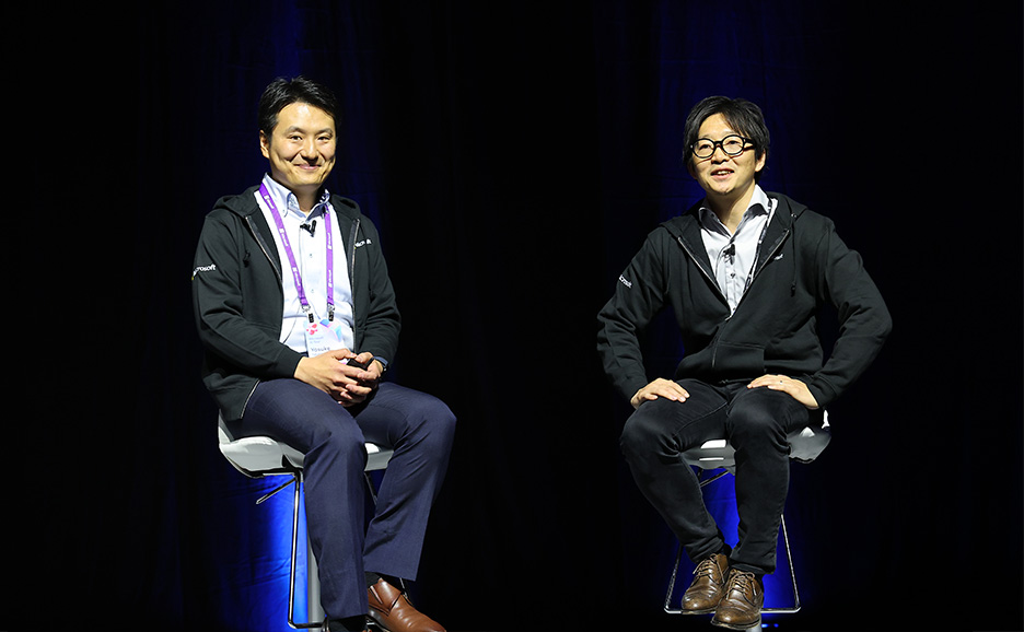 Fujitsu Takabayashi, Microsoft Japan Tomoyama